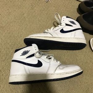 Nike air Jordan 1 high og metallic navy